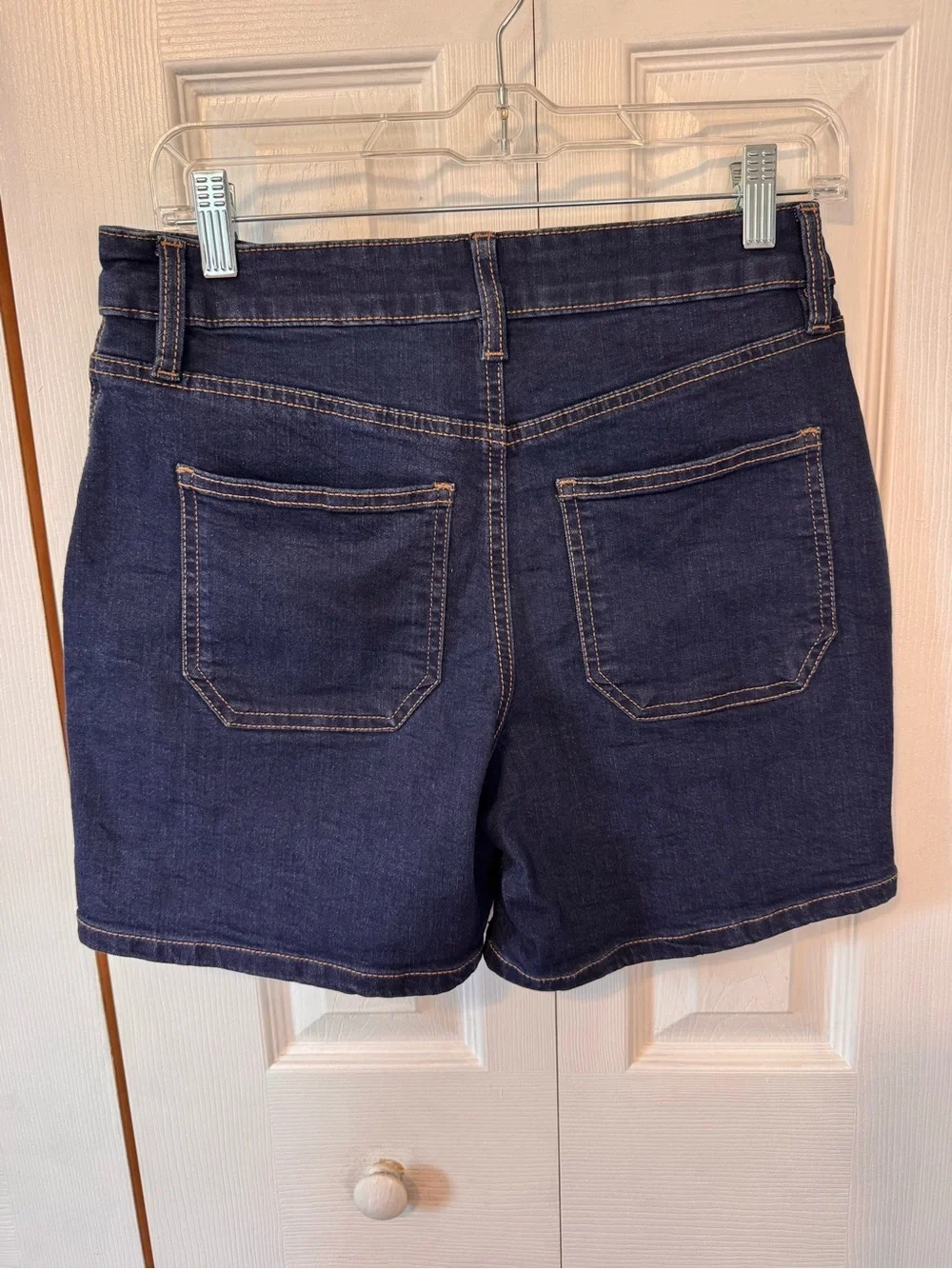 Style & Co Dark Indigo Women’s Denim Shorts Size 6P inseam 5/6 inches